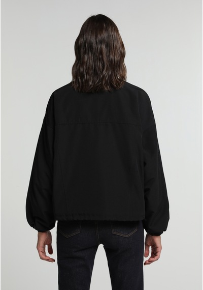Colin's Colins Oversize Fit Fermuarlı Astarlı Kadın Dark İndigo Denim Ceket Cl1082793 Q1.v1 Dn45173