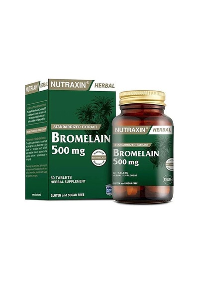 Nutraxın Herbal Bromelaın 500 Mg Ananas 60 Tablet - 07/2029