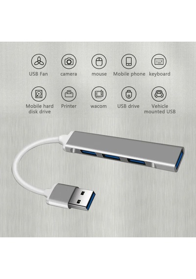 Usb Girişli 4 Port Usb Çoklayıcı Hub