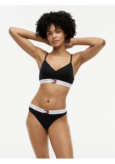 Tommy Hilfiger Kadın Classıc Tanga-uw0uw06039bds Siyah