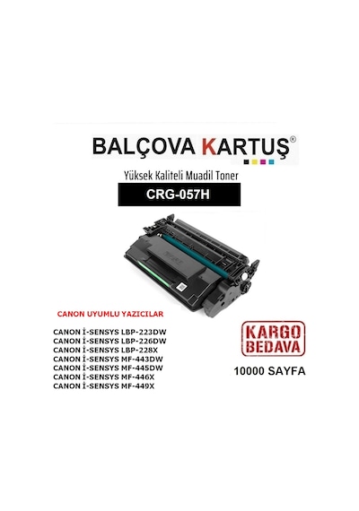 Canon I-Sensys Mf-445Dw Yazıcı Için Uyumlu Toner 10000 Sayfa
