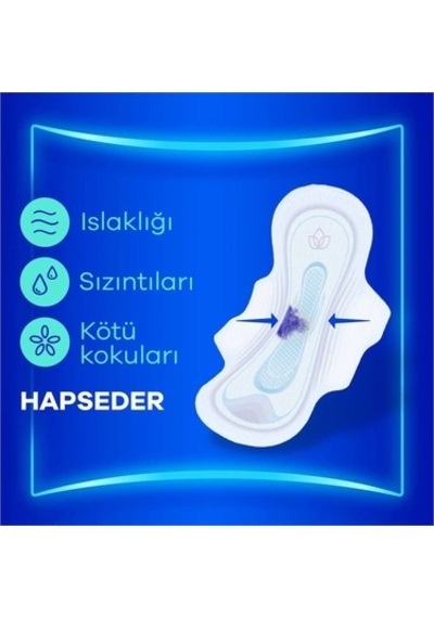 18 Ped Uzun Hijyenik Ped, 8 Saat Koruma Sağlar, Ultra Yumuşak