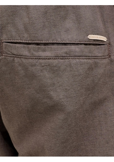 Jack & Jones Erkek Keten Karisimli Jogger Pantolon - Kane - 12248606 Çok Renkli