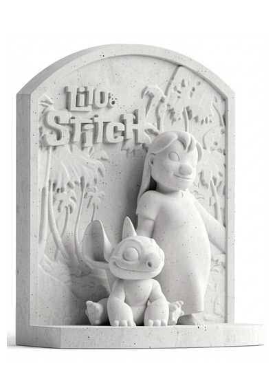 Lilo Ve Stich Set Taş Biblo Çocuk Boyama Etkinliği