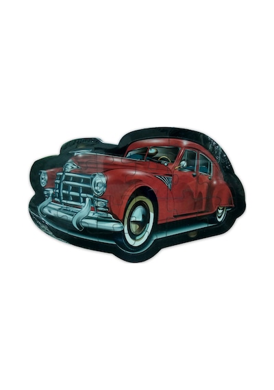 Otomobil Şekilli Ahşap Puzzle Yapboz -