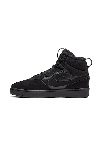 Nike Nıke Court Borough Mıd 2 Boot Bg Gs Genç Günlük Ayakkabı Cq4023-001 Siyah Renkli