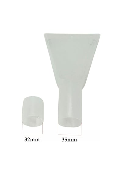 Koltuk Ve Halı Yıkama Su Emici Vakum Başlığı Şeffaf Aparat 32-35mm