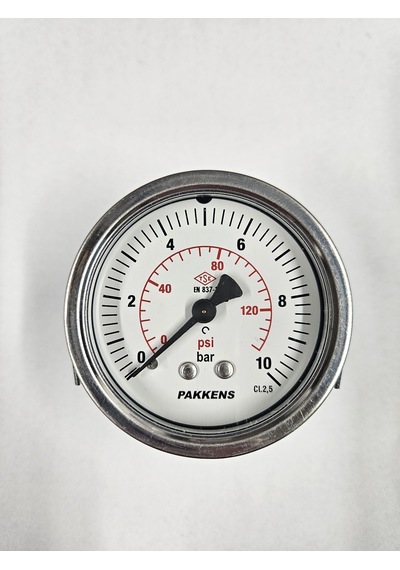 Çap 63 Pano Tip 10 Bar Kuru Manometre - Pakkens