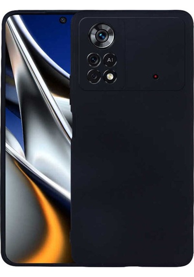 Xiaomi Poco X4 Pro 5g Kılıf Zore Premier Silikon Kapak Siyah