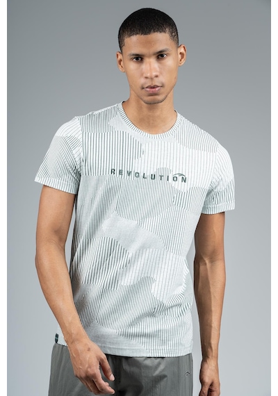 Maraton Regular Erkek Bisiklet Yaka Açık Yeşil Melanj- T-shirt Açık Yeşil Melanj-