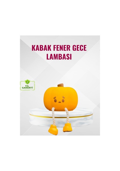 Silikon Pumpkin Night Light Telefon Tutuculu Led Lamba Belirtilmemiş