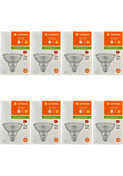 Osram Ledvance 10w 75w 2700k Sarı Işık Par30 E27 Duylu Dim Edilebilir Led Spot 8 Adet