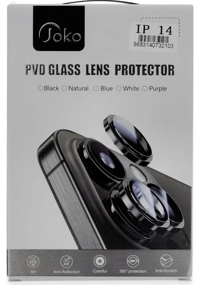 Joko iPhone Uyumlu 14 Pvd Metal Kamera Lens - Mavi