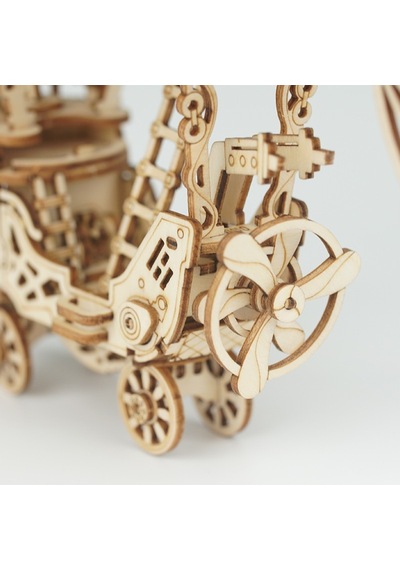 Rolife Tg407 Zeplin Airship Dıy Minyatür Maket Model Seti Ahşap 3d Wooden Puzzle 3d Model Kit Ahşap Maket Dekoratif Hobi Seti