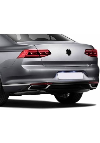 Vw Passat B8.5 Krom Difüzör 3 Parça 2019 2020 B8.5 Difüzör