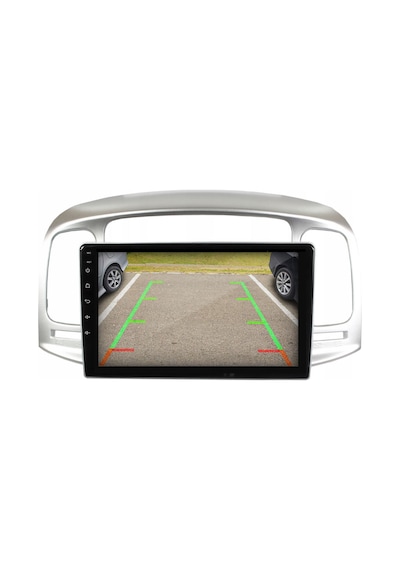 Hyundai Accent Era Araç Multimedya Android Ekran Carplay Double Teyp 2+32 9" 06-12 Silver Blueway