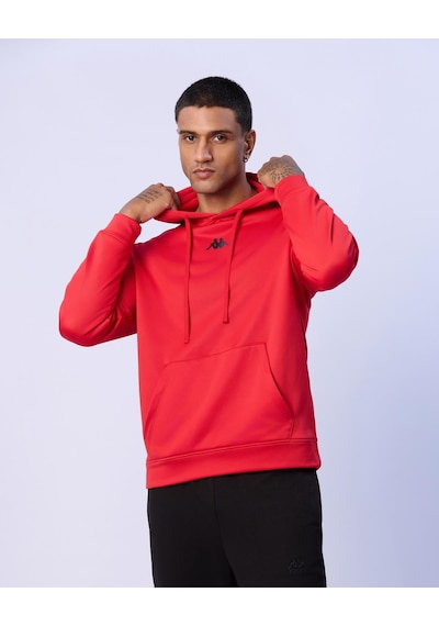 Kappa Palmir Erkek Kırmızı Regular Hoodie