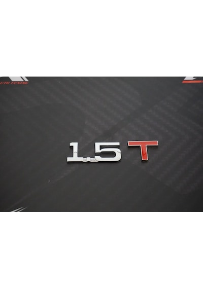 Audi 1.5 T Bagaj Krom Metal 3M 3D Yazı Logo
