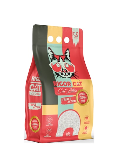 Rigor Cat Portakal Kokulu Bentonit Kedi Kumu 10 L