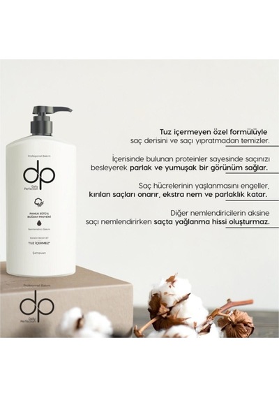 Dp Daily Perfection Pamuk Sütü ve Buğday Proteini Tuzsuz Şampuan 500 ML