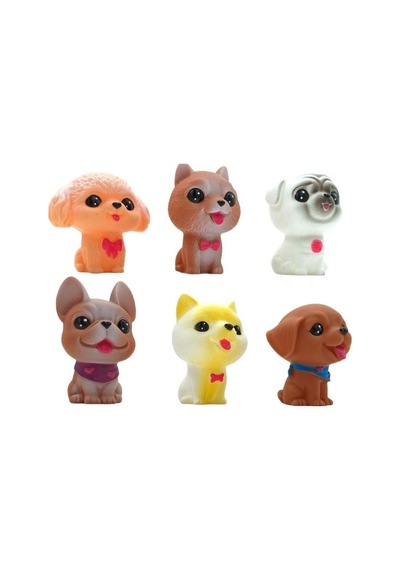 Oyuncak Sevimli Hayvanlar Dost Köpekler Figür 6'lı Cute Pets