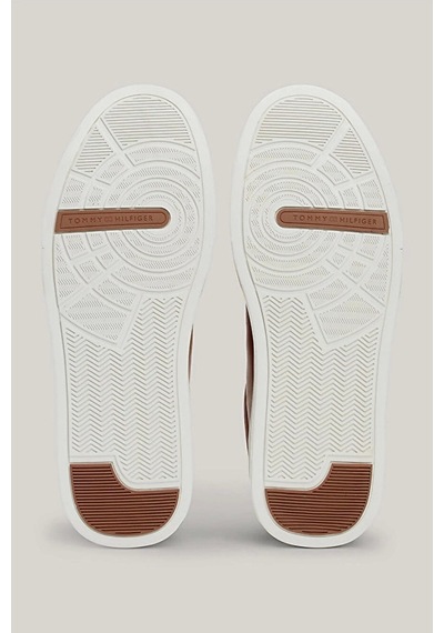 Tommy Hilfiger Erkek Konyak Spor Ayakkabı Kahverengi