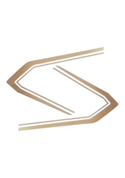 Cg Gold Depo Yan Şeridi/sticker-arr2449 Gold