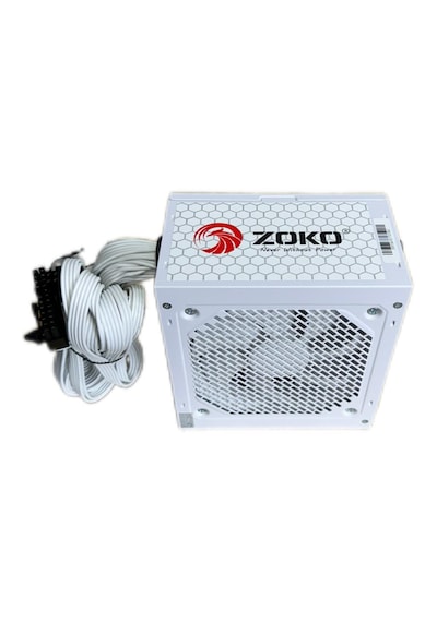 Zoko ZK600 600W 12 CM Fanlı Güç Kaynağı Beyaz
