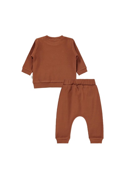 Civil Baby Bereli 3'lü 6-18 Ay Takım - Turuncu Kiremit
