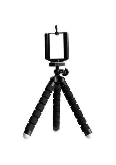 27030 Mini Esnek Ahtapot Tripod Selfie Masa Üstü Standı Siyah Diğer