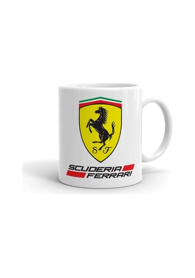 Ferrari Formula 1 Kupa Bardak Tek Renk