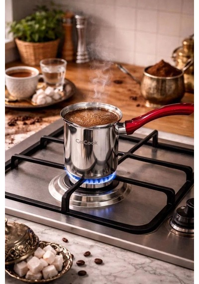 Çetcook 4 No Çelik Cezve 0,30 L 2-3 Fincan