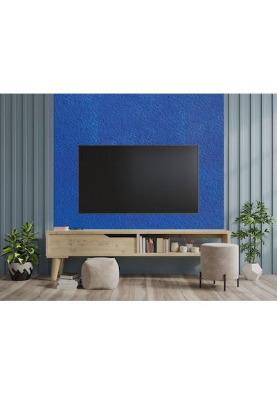 Tink 3d Kendinden Yapışkanlı Akustik Keçe Panel Leopar Desenli 52x98 Cm 2 Adet 1 M² Mavi