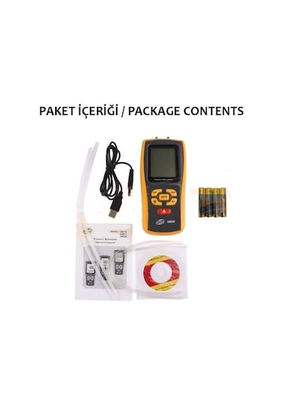 Benetech Gm510 Manometre Fark Basınç  Ölçer
