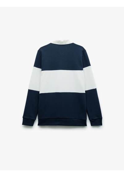 Koton Uzun Kollu Şardonlu Renk Bloklu Polo Yaka Lisanslı Yale Sweatshirt Lacivert 5sam70049mk Lacivert Koton Uzun Kollu Şardonlu Renk Bloklu Polo Yaka Lisanslı Yale Sweatshirt Lacivert 5sam70049mk Lacivert