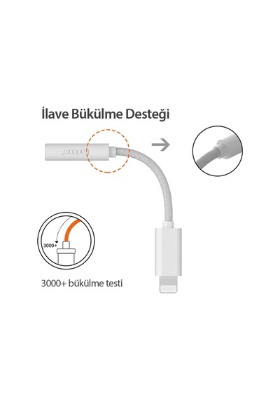 Earldom Ot68 Tak Çalıştır Lightning To Aux Dönüştürücü - Beya M414