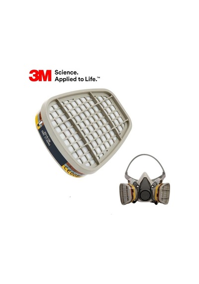 3m 6057 Gaz Ve Buhar Filtresi - En 141 Bayonet Bağlantılı, Abe1