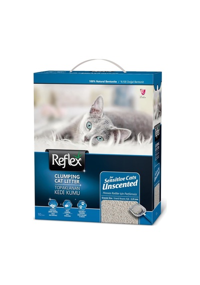 Hassas Kediler İçin Parfümsüz Topaklanan Kedi Kumu 10 Lt