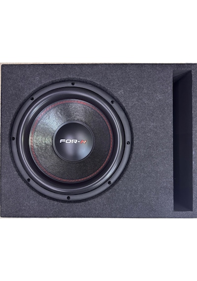 X-112s 30cm Özel Spl Kare Ön Yüzey Medefe Gövde Sunta Kabinli Bass 1000watt