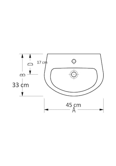 Serel Friendly Lavabo 45x33 Cm - 6744tds110h Diğer