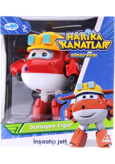Harika Kanatlar Dönüşen Figür İnşaatçı Jett