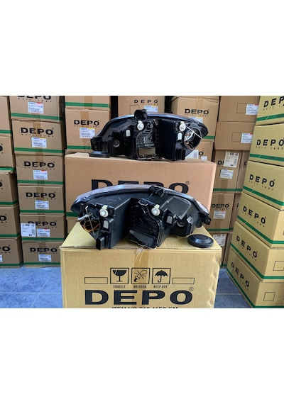 Seat Leon Makyajsız 2006-2009 Arası Depo Sağ Ve Sol Far Takım 5p1941005e / 5p1941006e