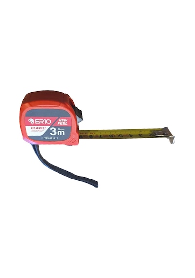 Er10 Şerit Metre Plastik Abs Çift Kilitli 3mx16mm T63-3016 0-99 M