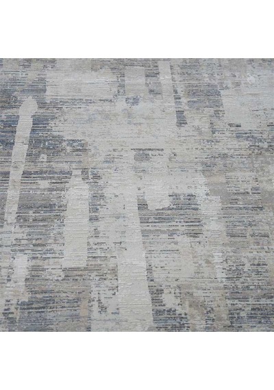 Otantik Modern Eskitme Saçaklı Dokuma Salon Halısı Krem Gri Antrasit 200x290 Cm 11