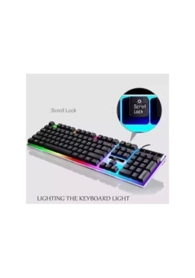 Gaming Set Kablolu Led Işıklı Oyuncu Klavye & Mouse Seti Usb Girişli