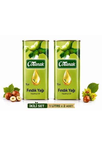Çotanak Fındık Yağı 1 L Teneke X 2 Adet