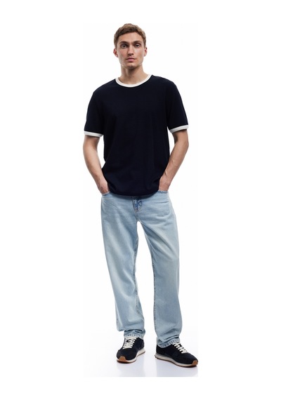 Koton Normal Bel Pamuklu Vintage Straight Fit Jean Pantolon Açık İndigo 5sam40177nd Açık İndigo Koton Normal Bel Pamuklu Vintage Straight Fit Jean Pantolon Açık İndigo 5sam40177nd Açık İndigo