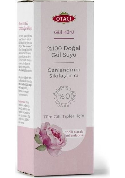 Otacı Gül Kürü Doğal Gül Suyu 250 ML