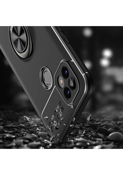 Realme C21 Kilif Yüzüklü Standli Manyetik Kamera Korumli Silikon 497712811