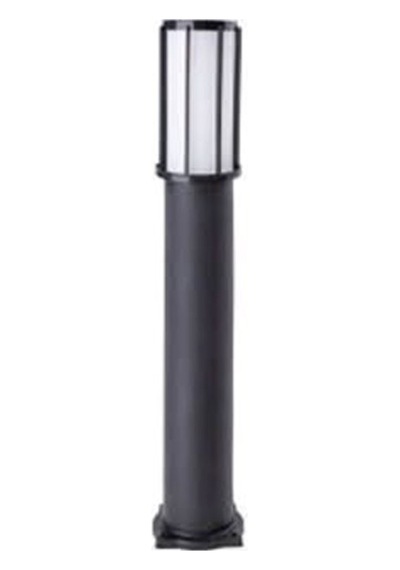 Kule Kafesli Bollard Bahçe Aydınlatma 80 Cm Siyah